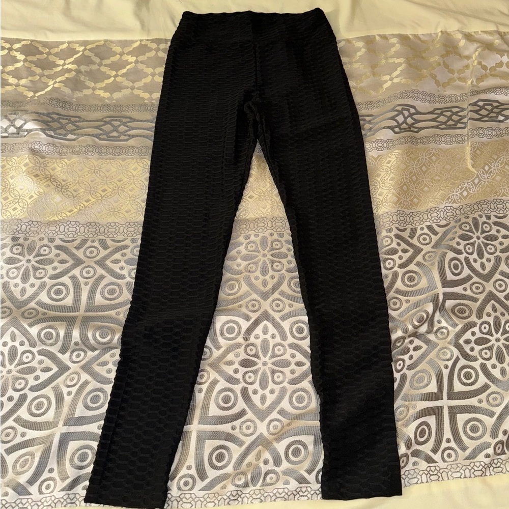 Bebe Black Leggings Stretchy Fit